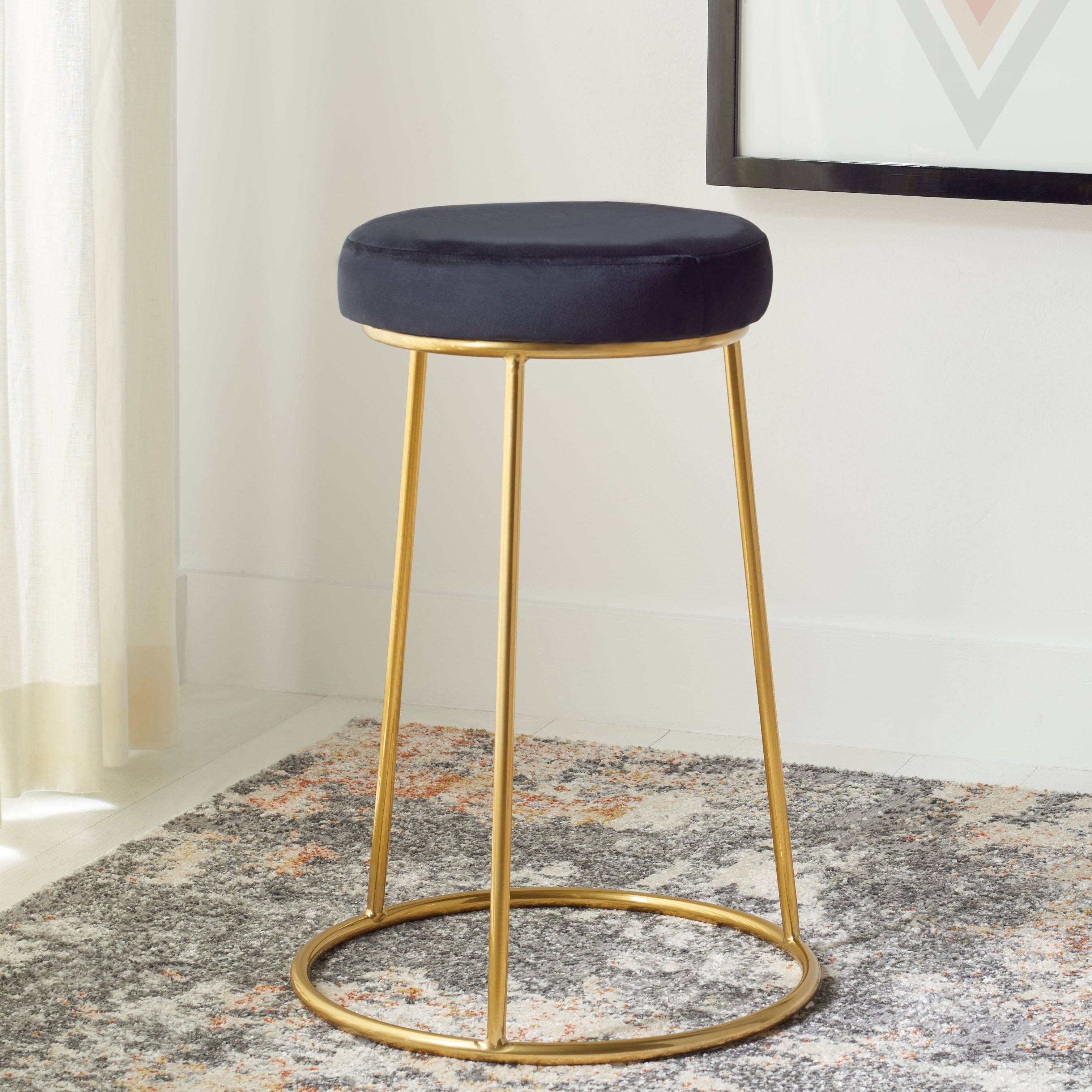 Safavieh Kellie Round Counter Stool - Black