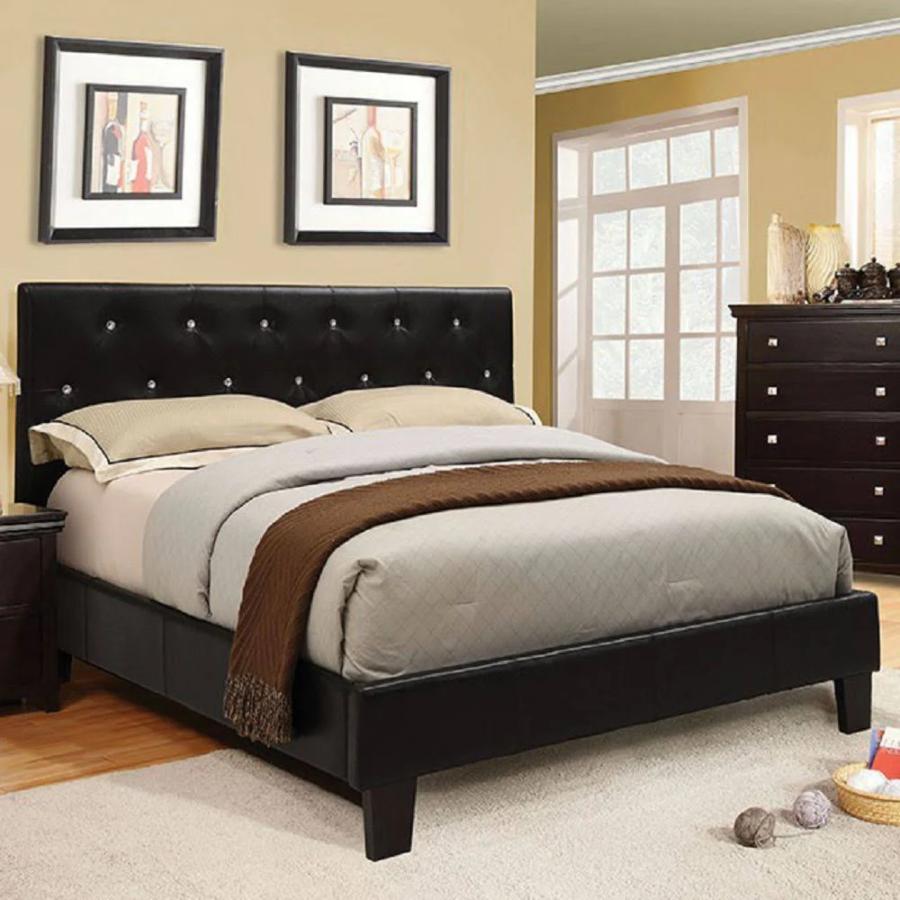 Furniture of America Velen Black Cal King Bed