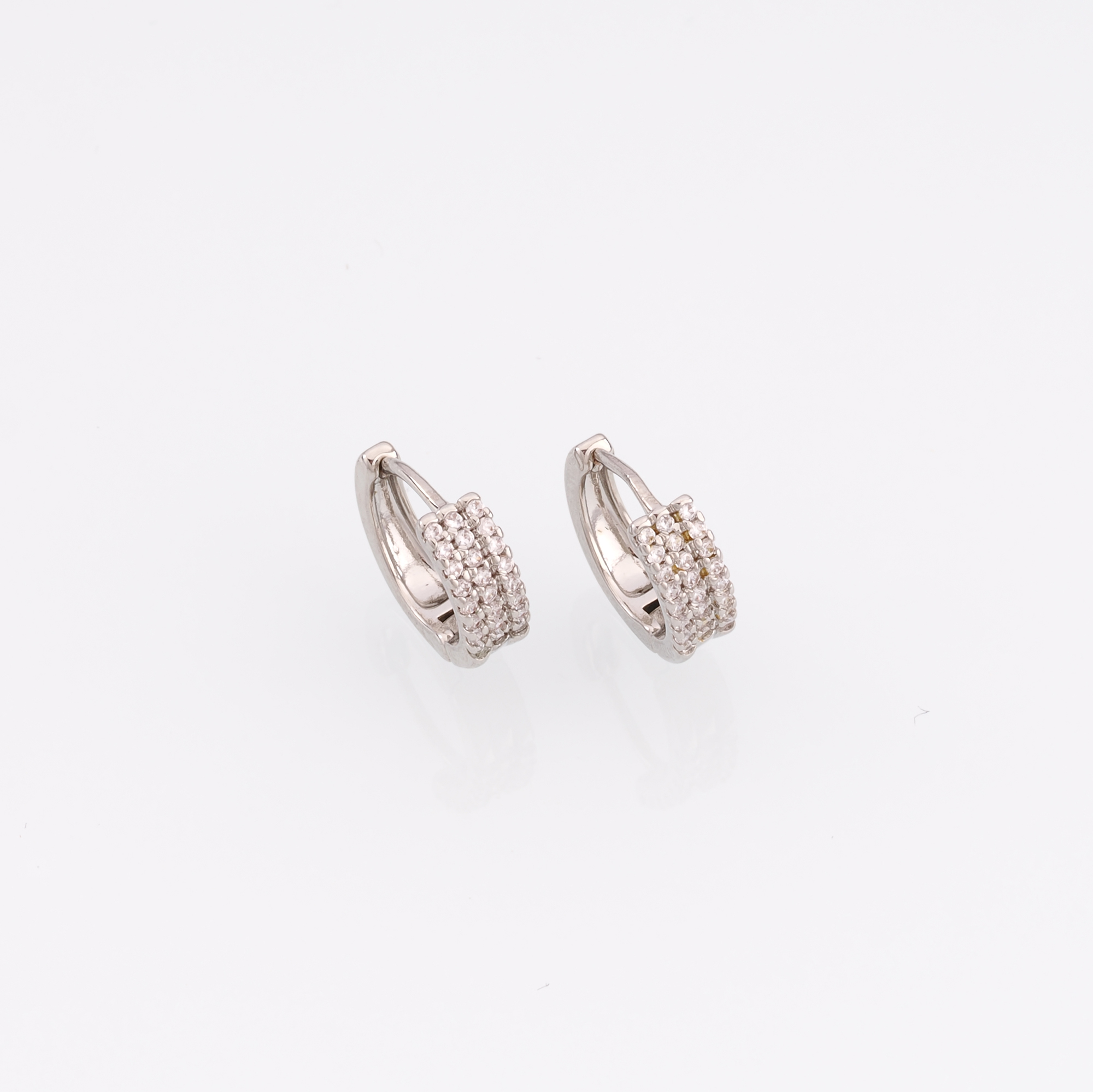 18K Gold Filled Round Hoop Earrings,CZ Earrings,Gold Hoops,Dainty Hoops Huggie,DIY Jewelry Making Supply