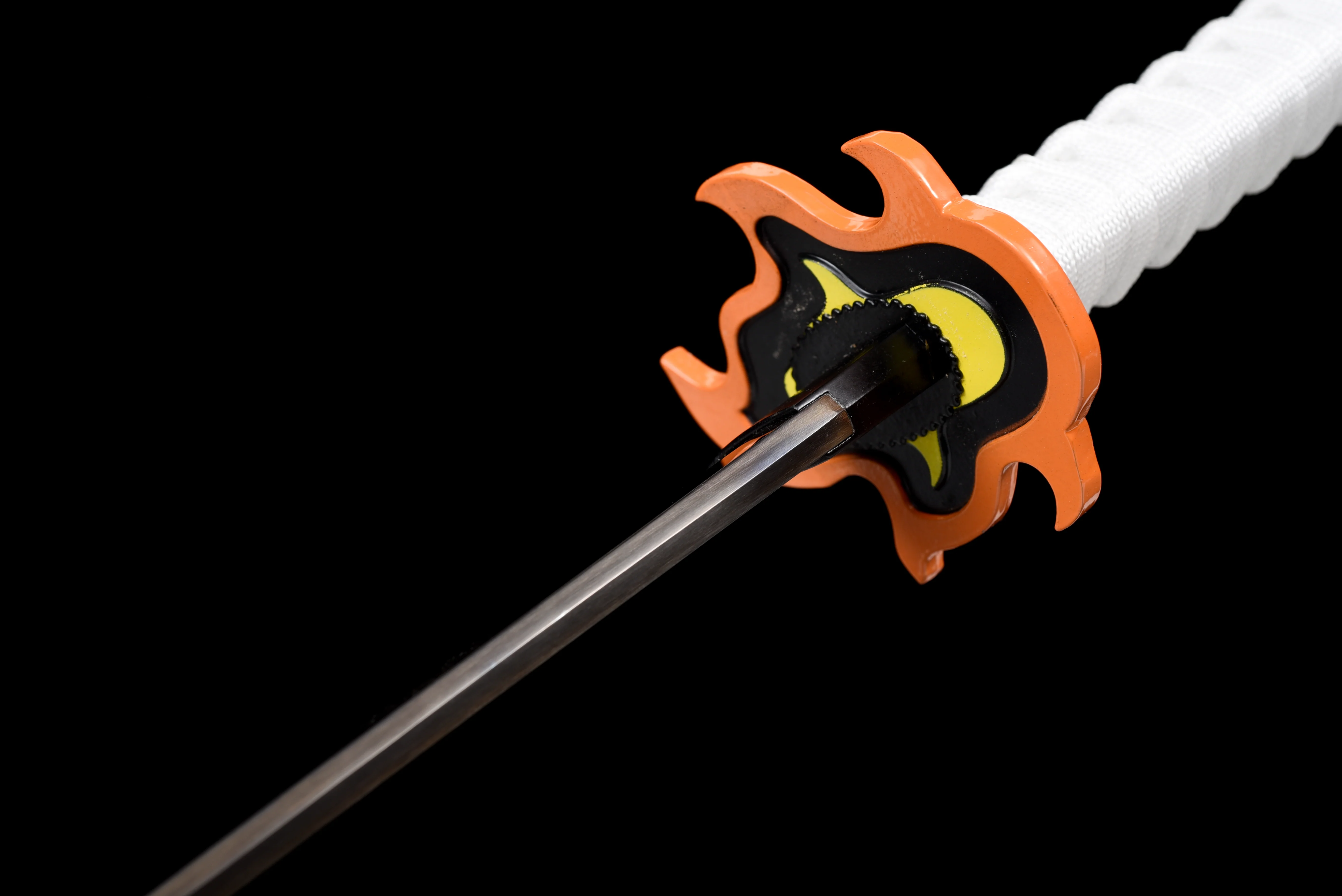Rengoku Katana – T10 Clay Tempered, Real Hamon, Full Tang
