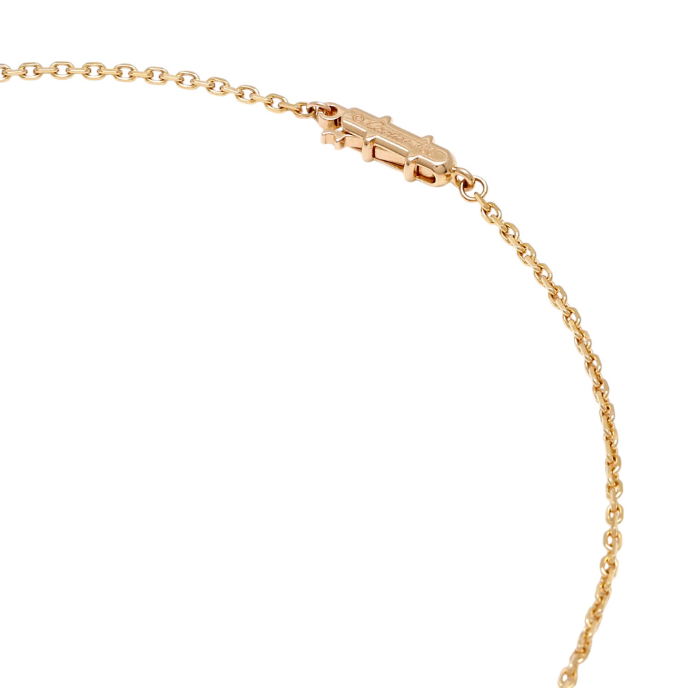 Cartier C Heart Necklace 18K Rose Gold Diamond B7008400