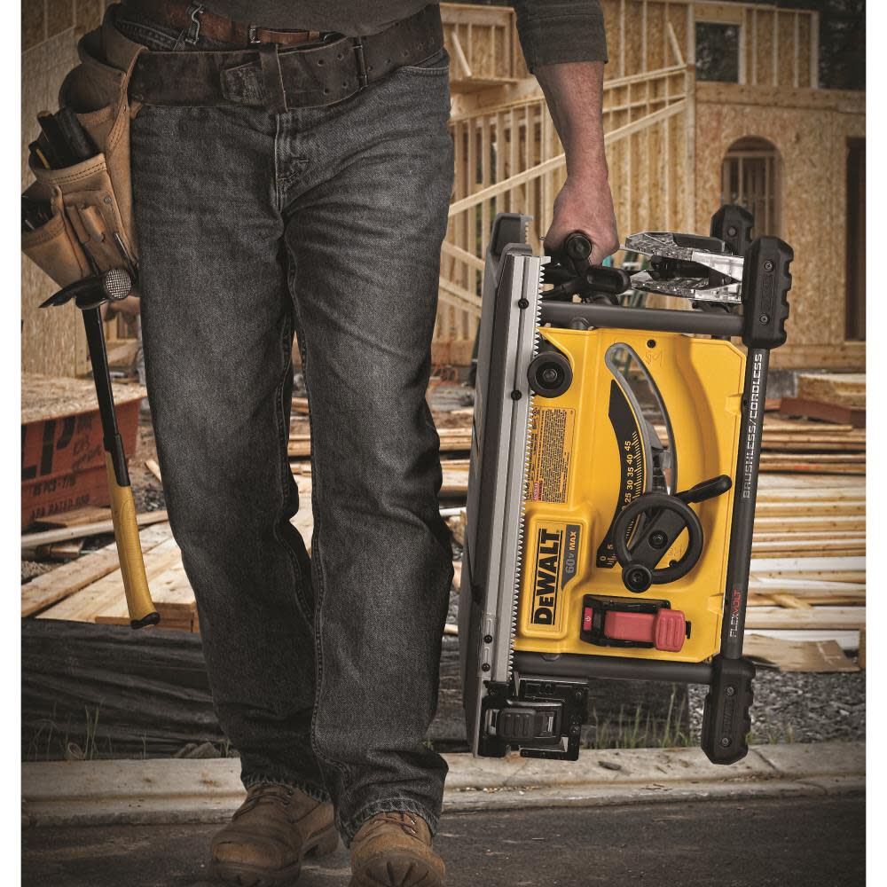 DEWALT FLEXVOLT 60V MAX* 8-1/4In Table Saw Kit DCS7485T1