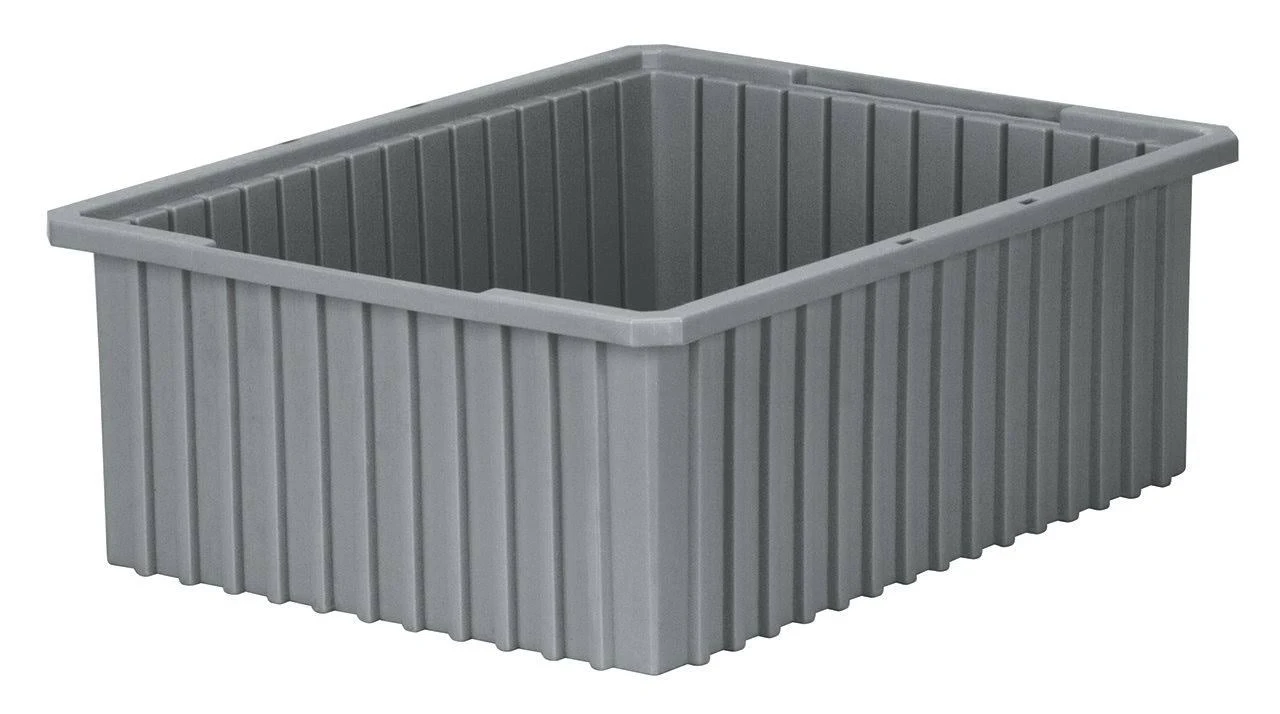 Akro-Mils Grid Dividable Box (Set of 3) - Gray 33228