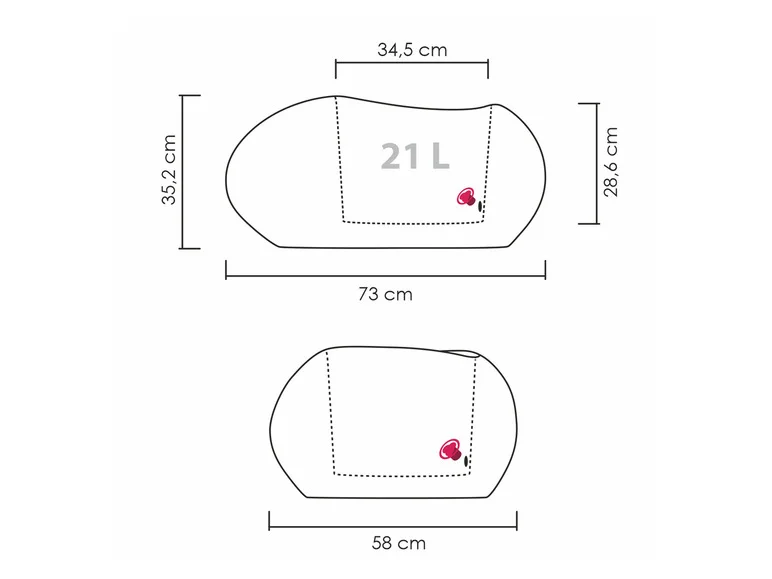 Pot à fleurs »Flow«