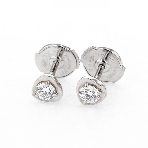 Cartier Damour (diamant Leger) Earrings 18K White Gold Diamond