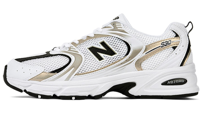 New Balance 530 White Gold MR530UNI Casual Running Shoes