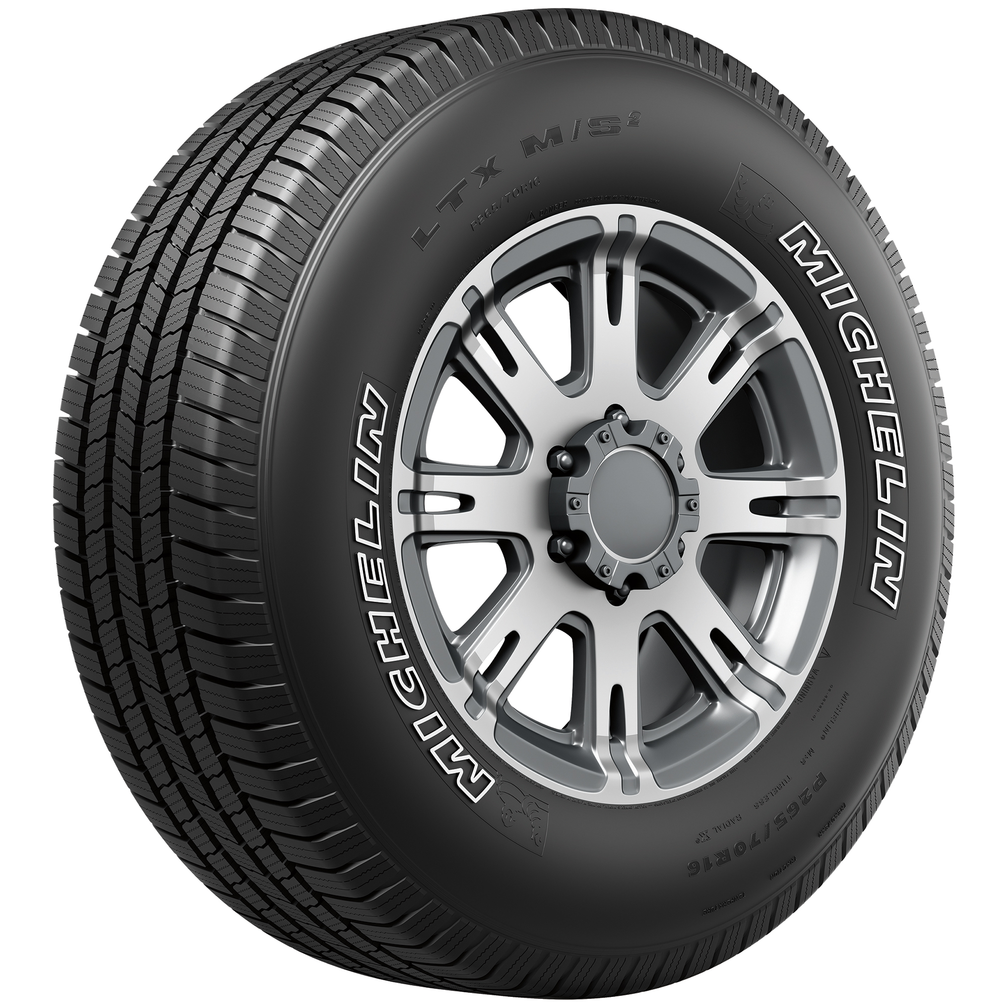 2026 Michelin LTX M/S2 265/75R16 114 T Tire Fits: 1996-99 Chevrolet Tahoe Base, 2006-07 Hummer H3 Base