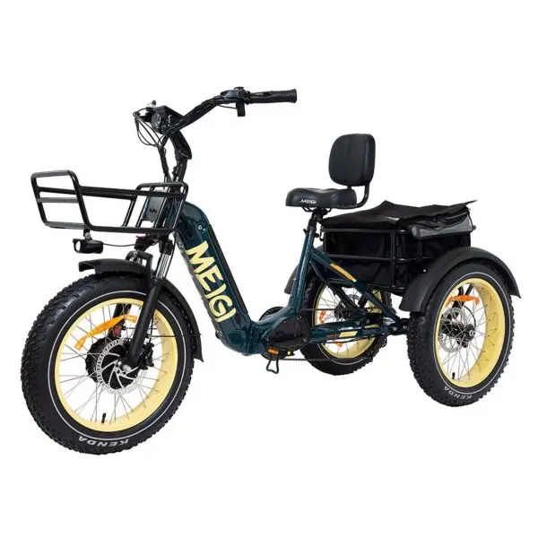 SILVERADO 20″ Foldable 48V 14Ah 750W Electric Trike with Fat Tires – 330 lb Capacity