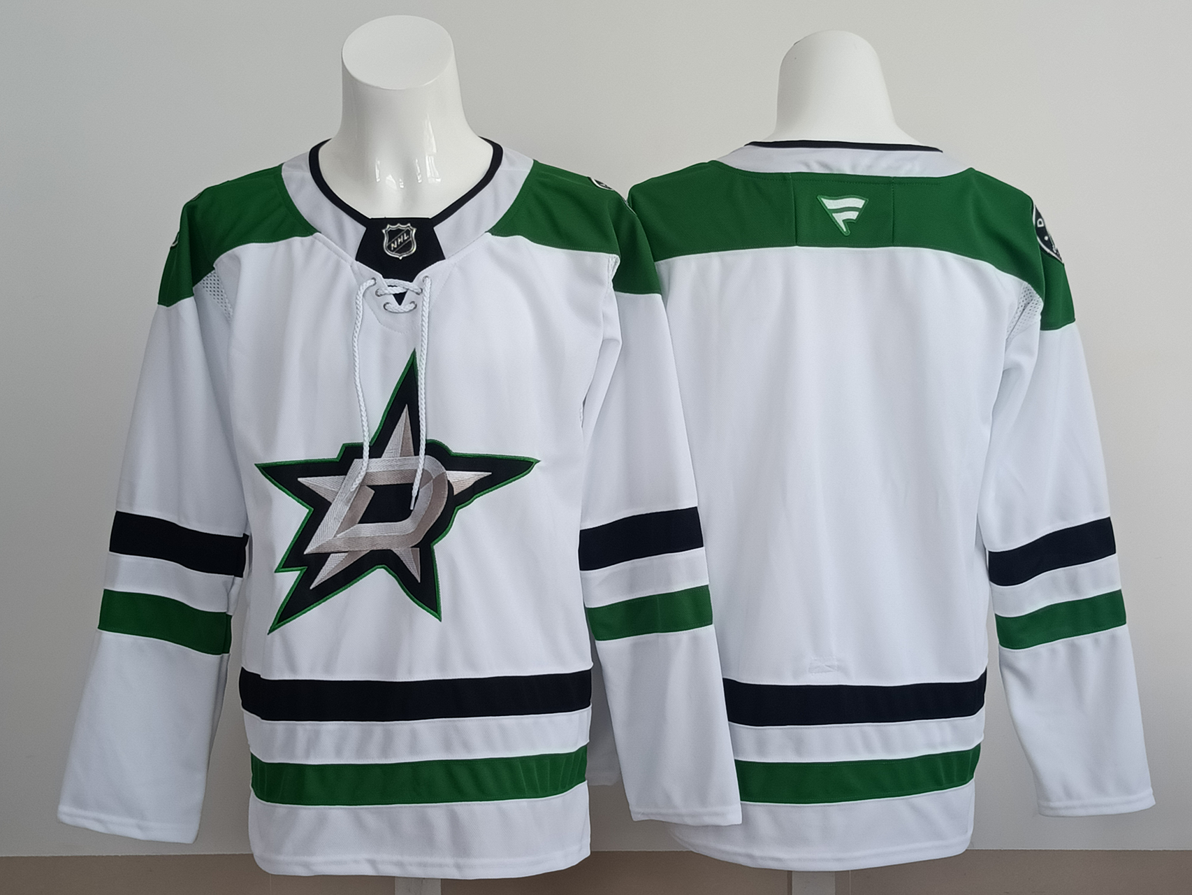 Men's Dallas Stars Fanatics White Breakaway Away Blank Jersey