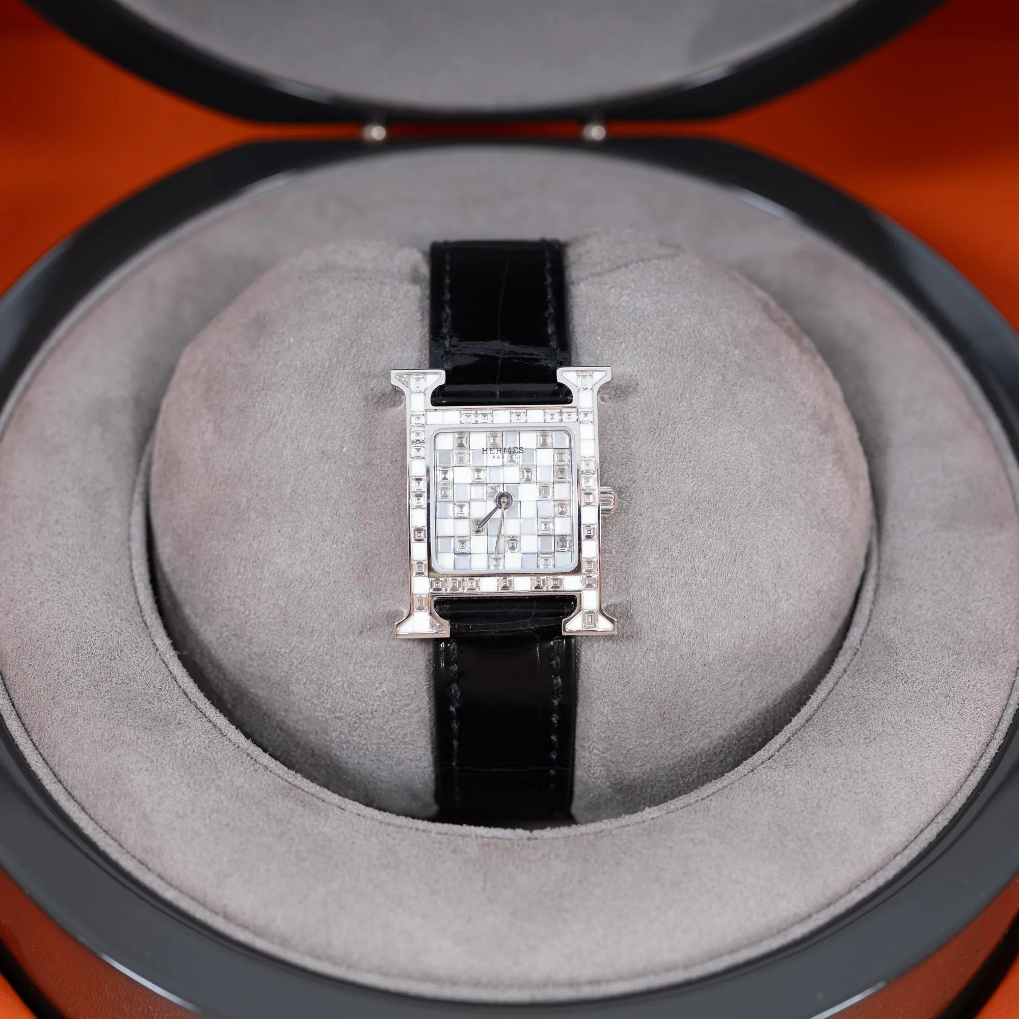 Hermès Heure H 25mm High Jewelry 