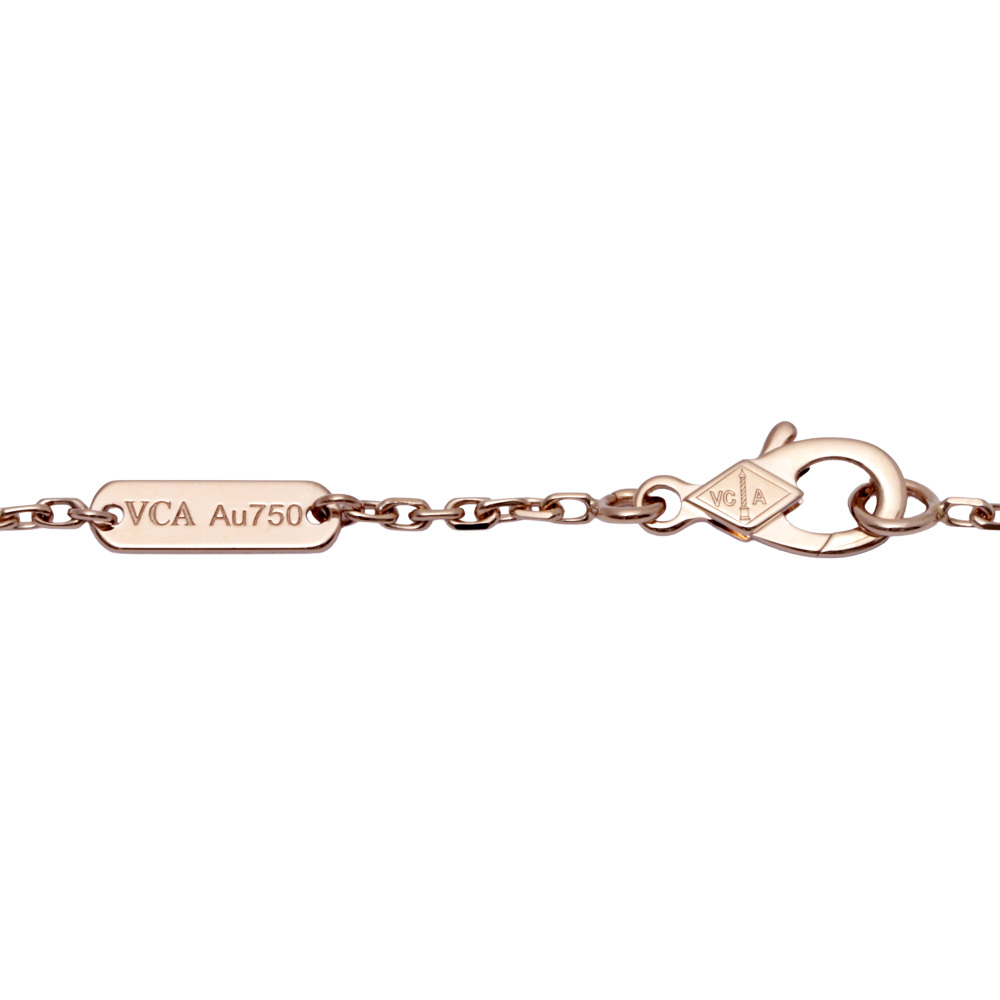 Van Cleef & Arpels Fauna de Papillon Necklace 18K Rose Gold VCARO8FO00