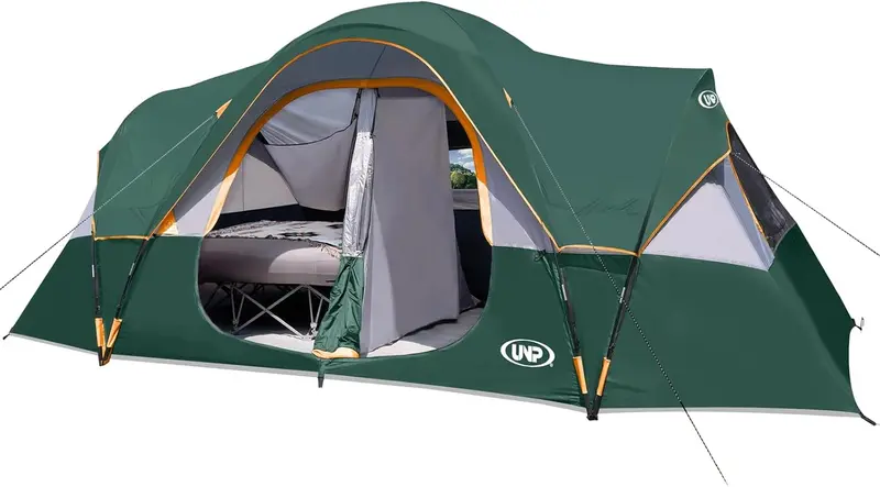 UNP 10-Person Family Camping Tent – Spacious, Easy-Setup Festival Tent for Outdoor Events