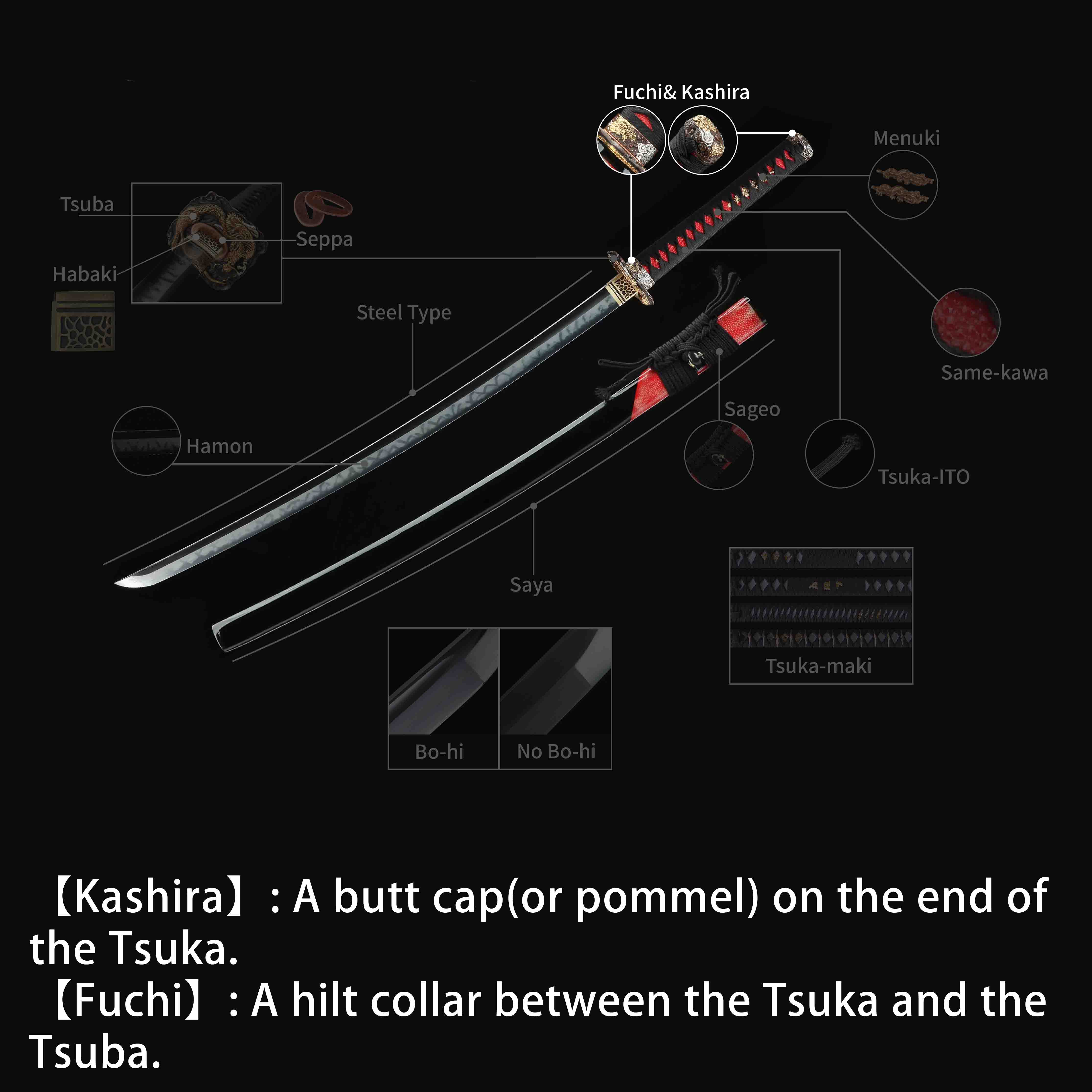 Custom Your Katana | Fuchi&Kashira | Spartan Blades Club | CHEN'S SWORDS 1892 - Spartan Blades Club - 陳氏劍莊1892