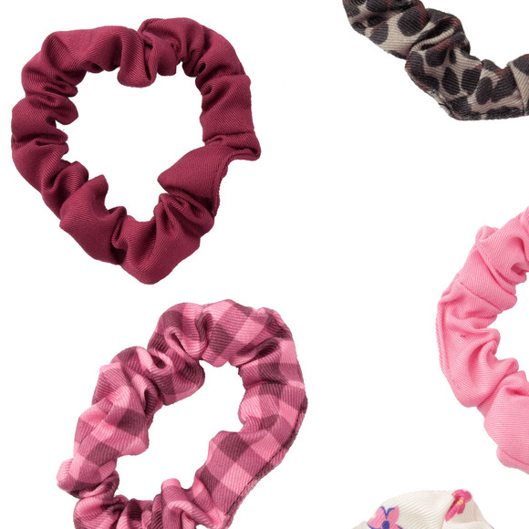 Jonas Nielsen 5 Scrunchies in verschiedenen Dessins