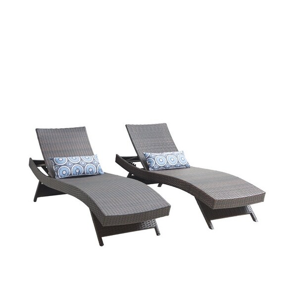 All Weather Wicker Chaise Lounge