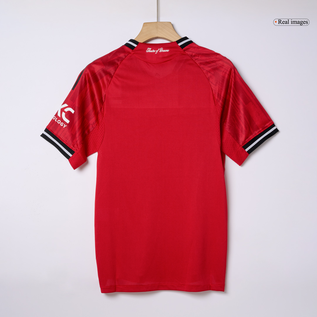 B.FERNANDES #8 Manchester United Home Player Version Jersey 2025/26