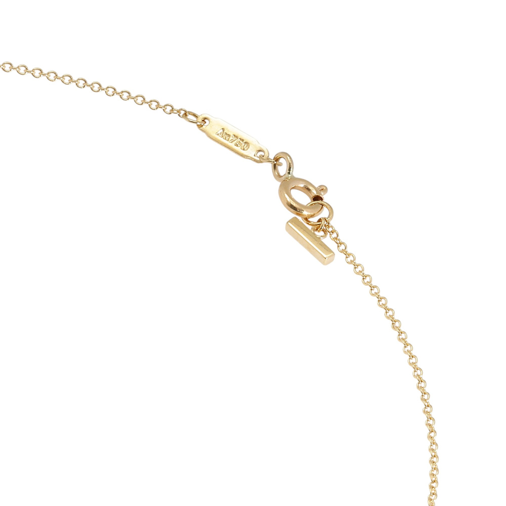 Tiffany & Co. Tiffany T Smile Necklace 18K Yellow Gold Diamond 74957013