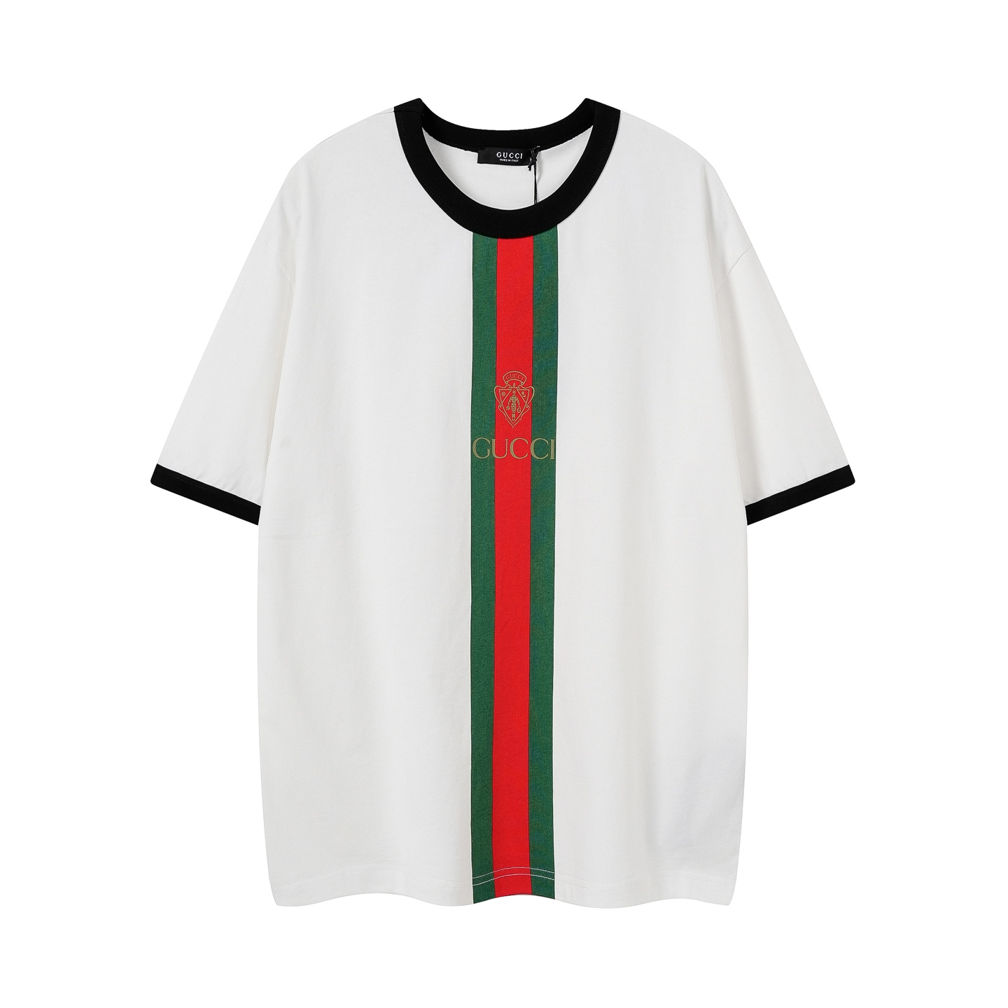 2026品質保証春夏新作GUCCI 大人気！グッチ スーパーコピー tシャツ 麦穂プリント クルーネック半袖Tシャツ