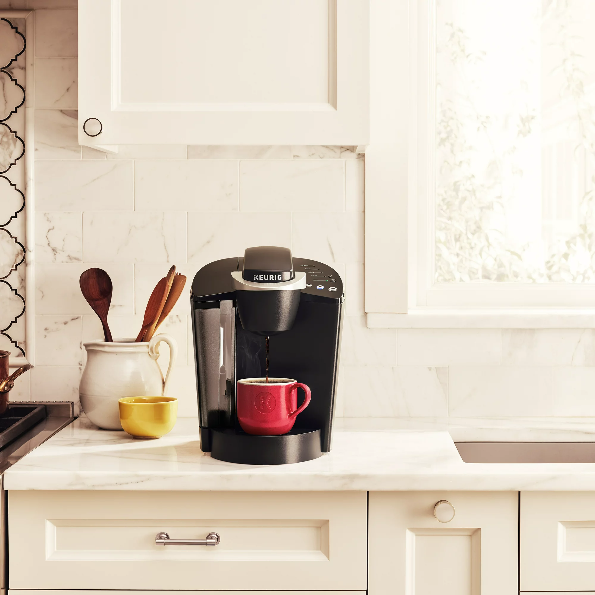 Keurig K-Classic Single Serve K-Cup Pod Coffee Maker, Black