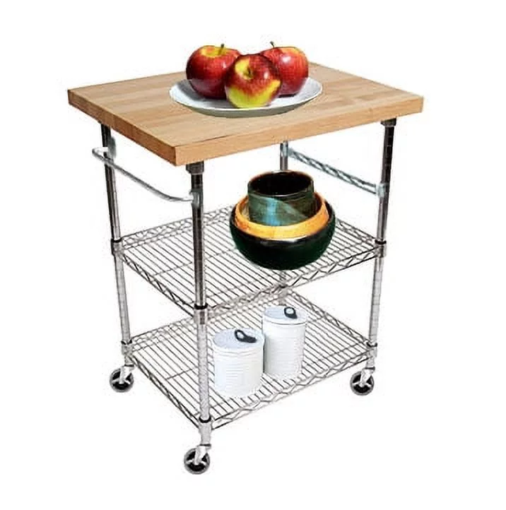 3 Tier Gourmet Cart with 26