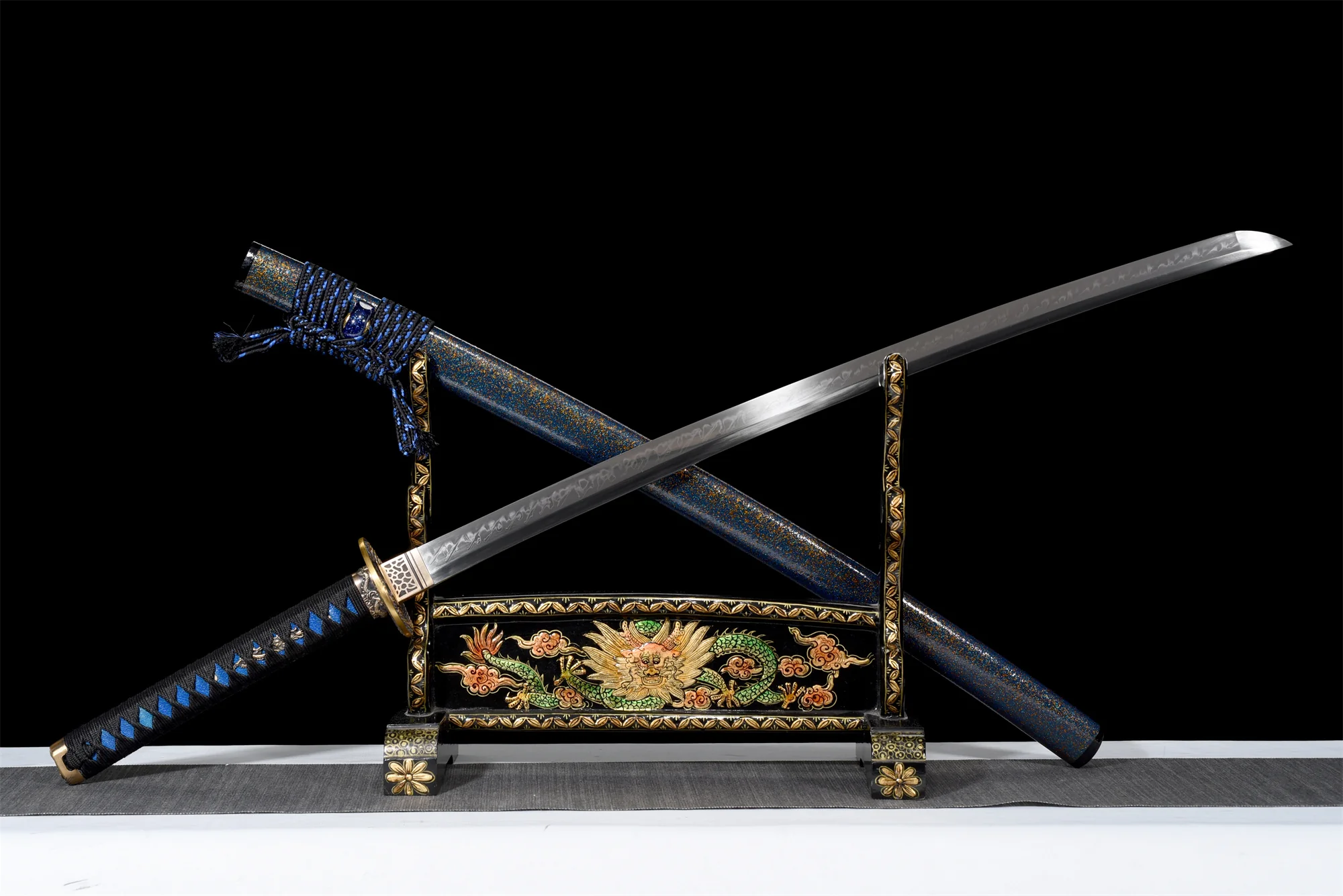 Dragon Katana – T10 Clay Tempered, Full Tang