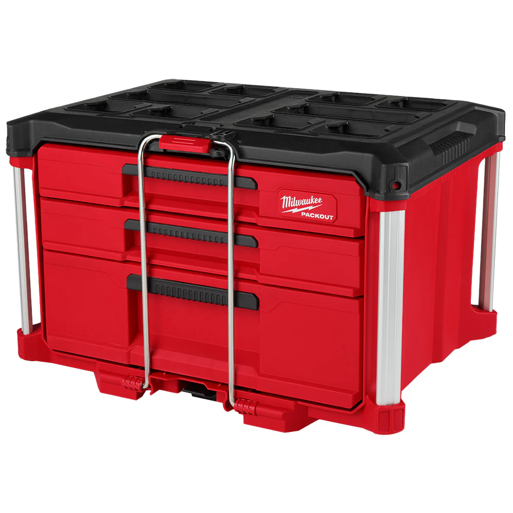 2026 Milwaukee 48-22-8447 PACKOUT Multi-Depth 3-Drawer Tool Box