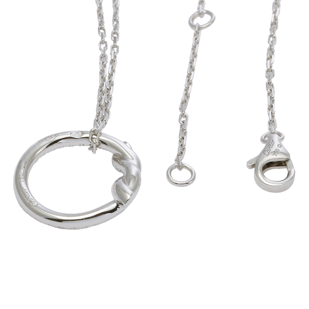 Cartier Entrerace Diamond Necklace 18K White Gold