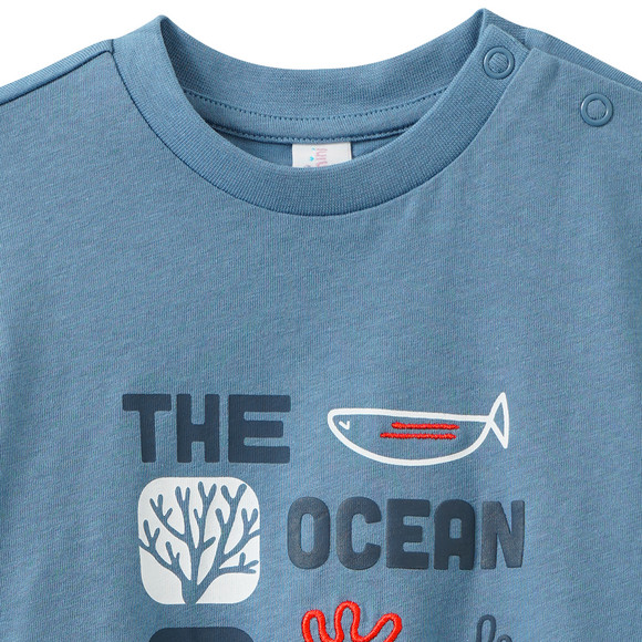 Topomini Baby T-Shirt mit maritimen Prints