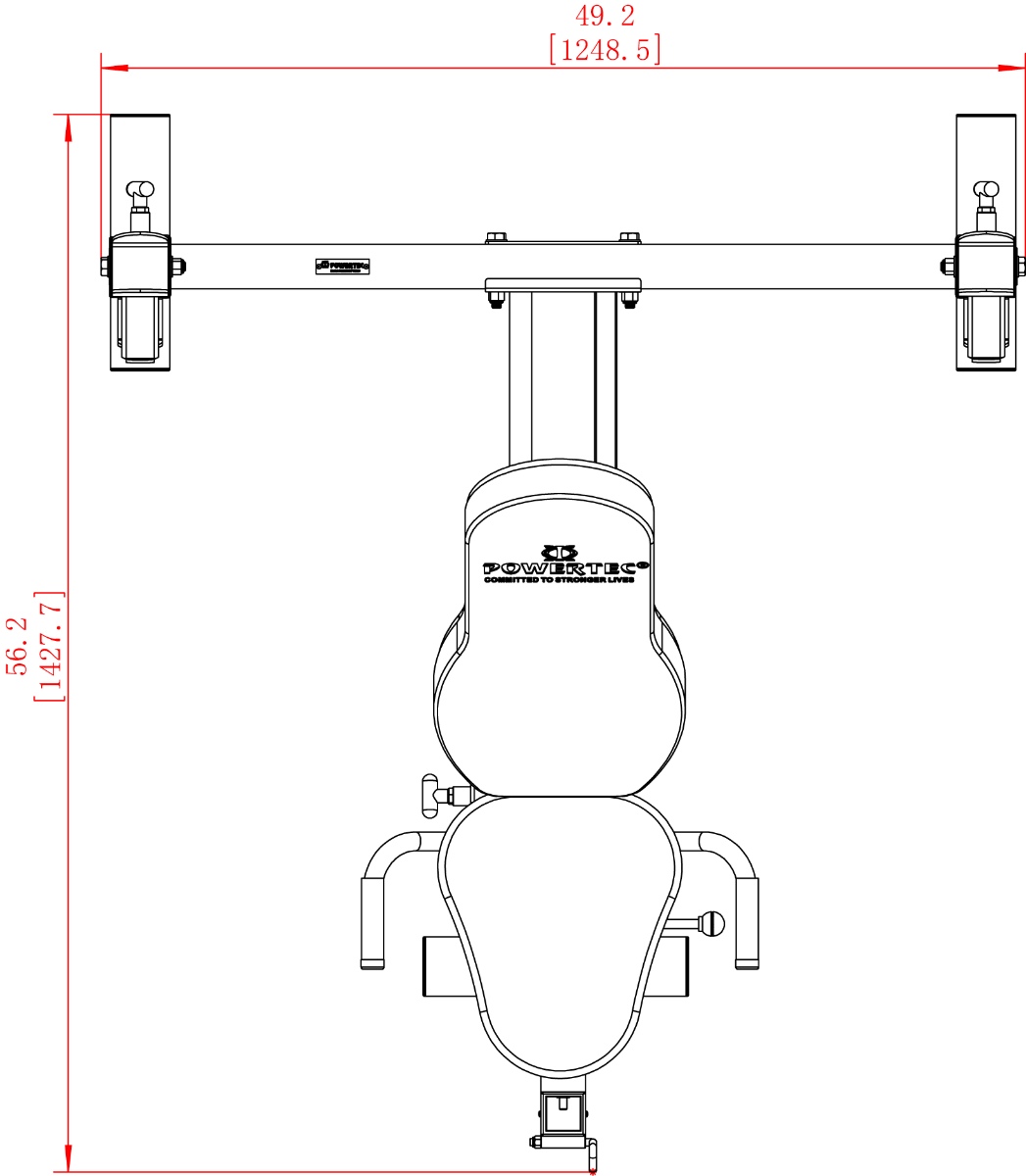 POWERTEC Olympic Bench WB-OB