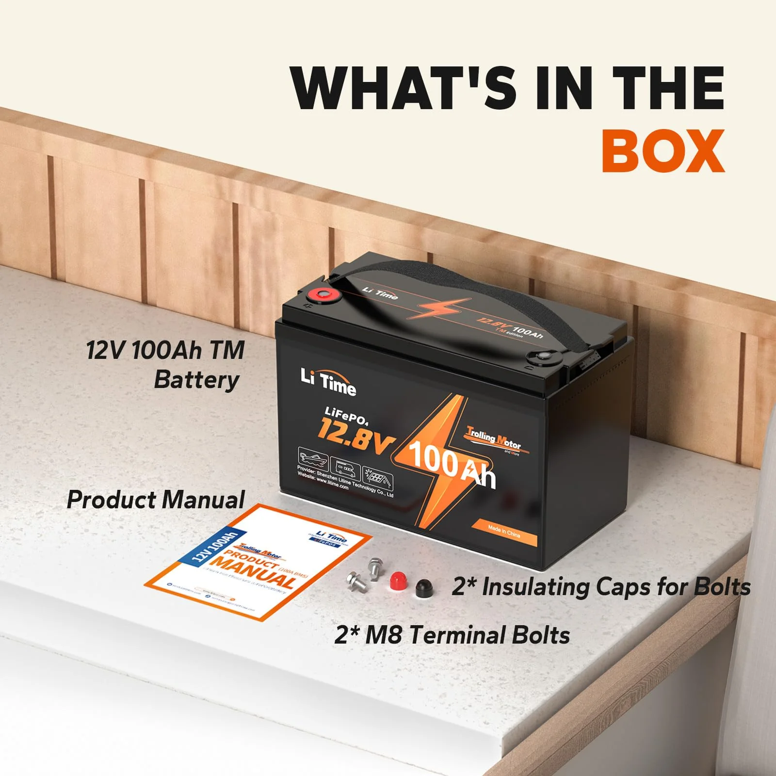 LiTime 12V 100Ah TM LiFePO4 Lithium Battery Built in 100A BMS  sgtnighsdesigns