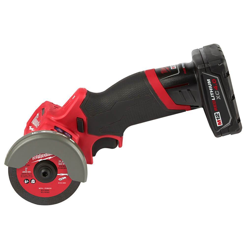 2026 Milwaukee 2522-21XC M12 FUEL 12V 3-Inch 4.0Ah Cordless Cut Off Tool Kit