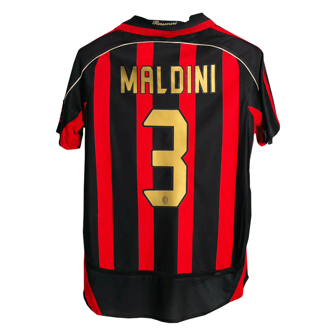 Retro Soccer Jersey MALDINI #3 AC Milan Home 2006/07