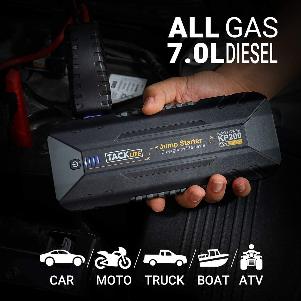TACKLIFE KP200 Jump Starter Black