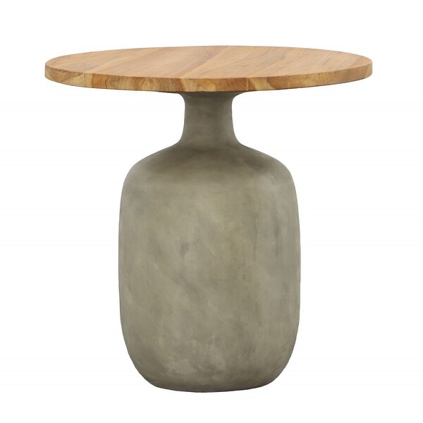 Egaleo End Table,Natural/Gray