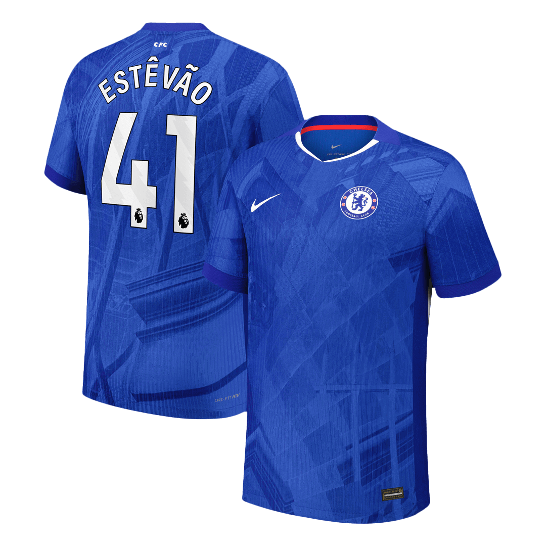 ESTÊVÃO #41 Chelsea Home Player Version Jersey 2025/26