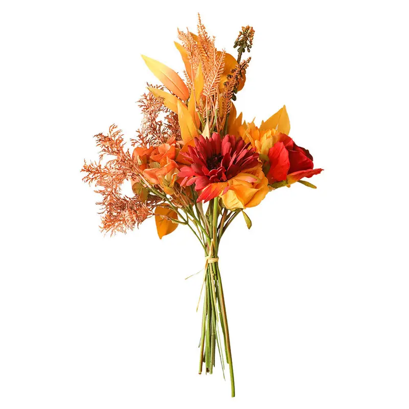 Seasonal Autumn Dried Bouquet – Warm-Toned Faux Greens & Florals for Harvest-Themed Events
