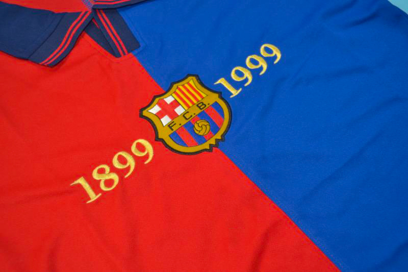 Retro Jersey Barcelona Home Long Sleeve 1999/00