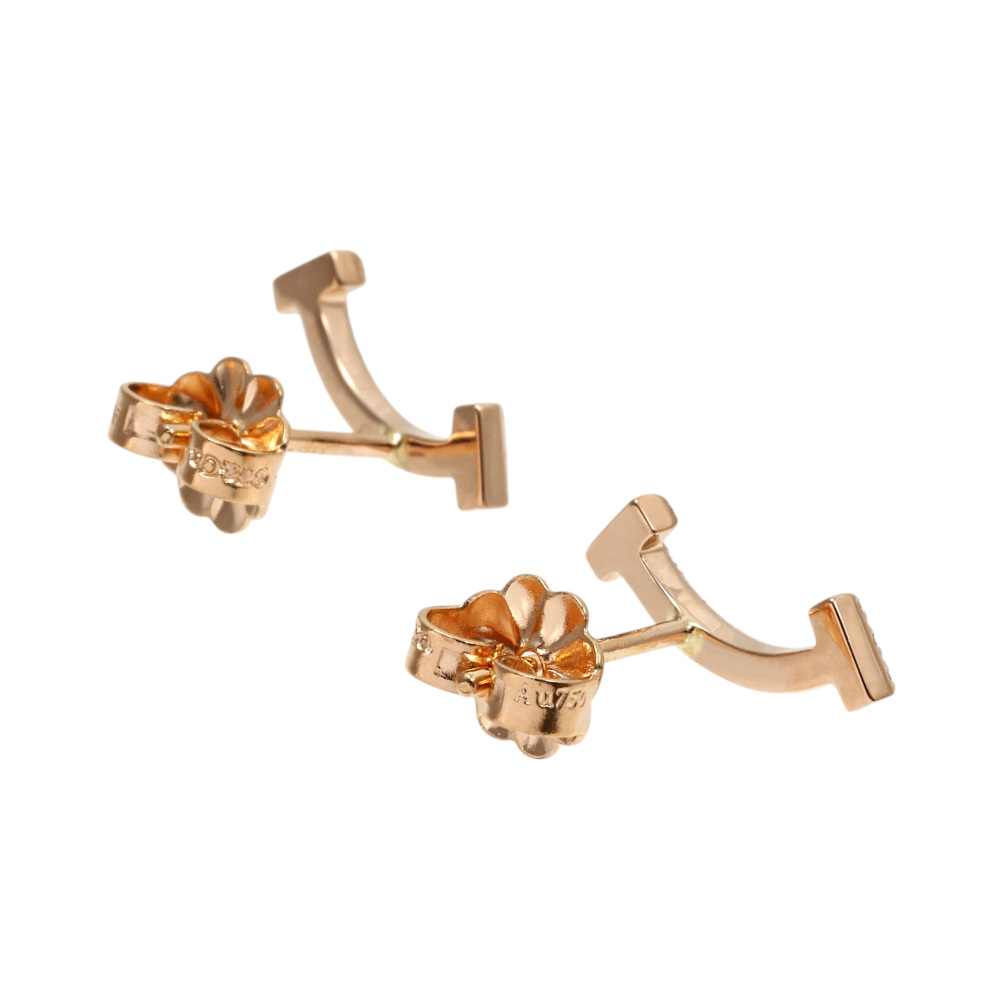 Tiffany & Co. Tiffany T Smile Earrings 18K Rose Gold 60150743