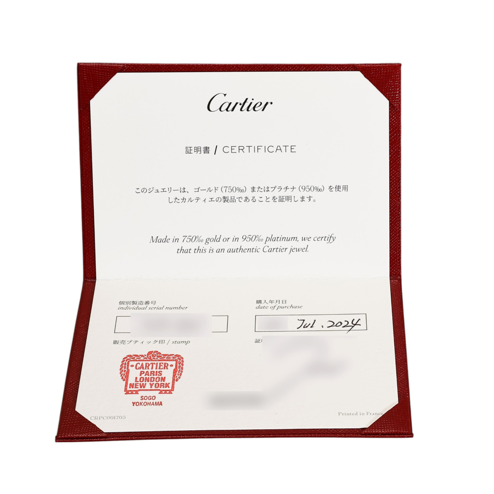 Cartier Santos Necklace 18K White Gold B7009100