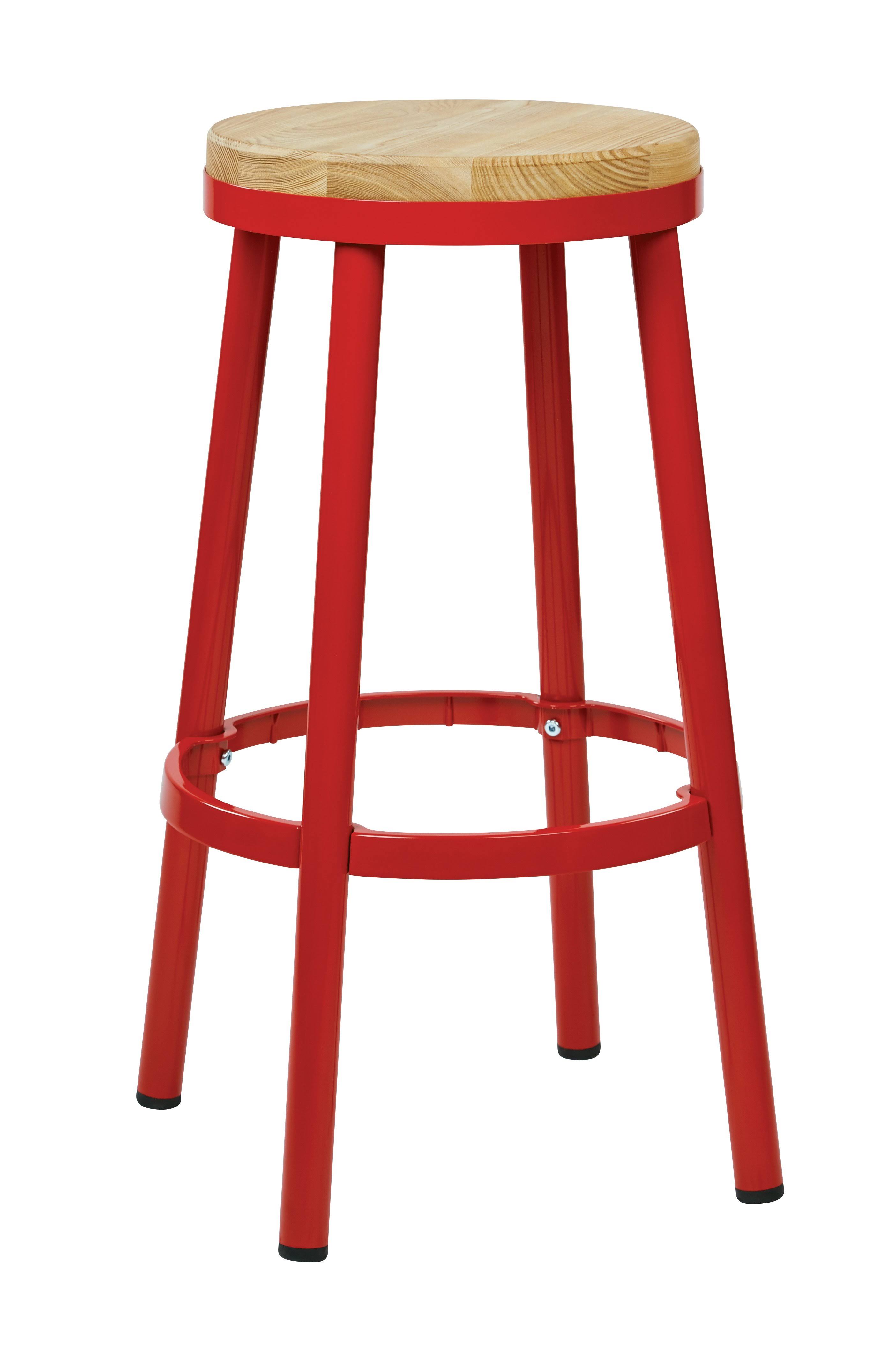 Bristow 30x22 Metal Backless Barstool - Mint