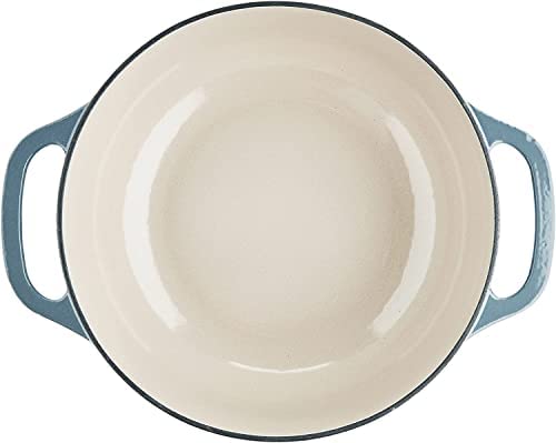 Lodge EC6D43 Enameled Cast Iron Dutch Oven, 6-Quart, Island Spice Red