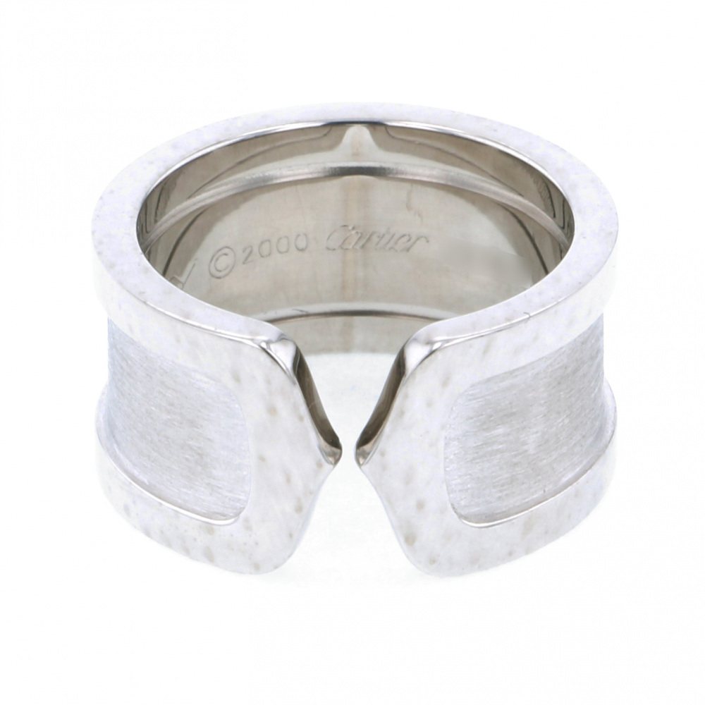 Cartier 2C C Duling #49 Ring 18K White Gold