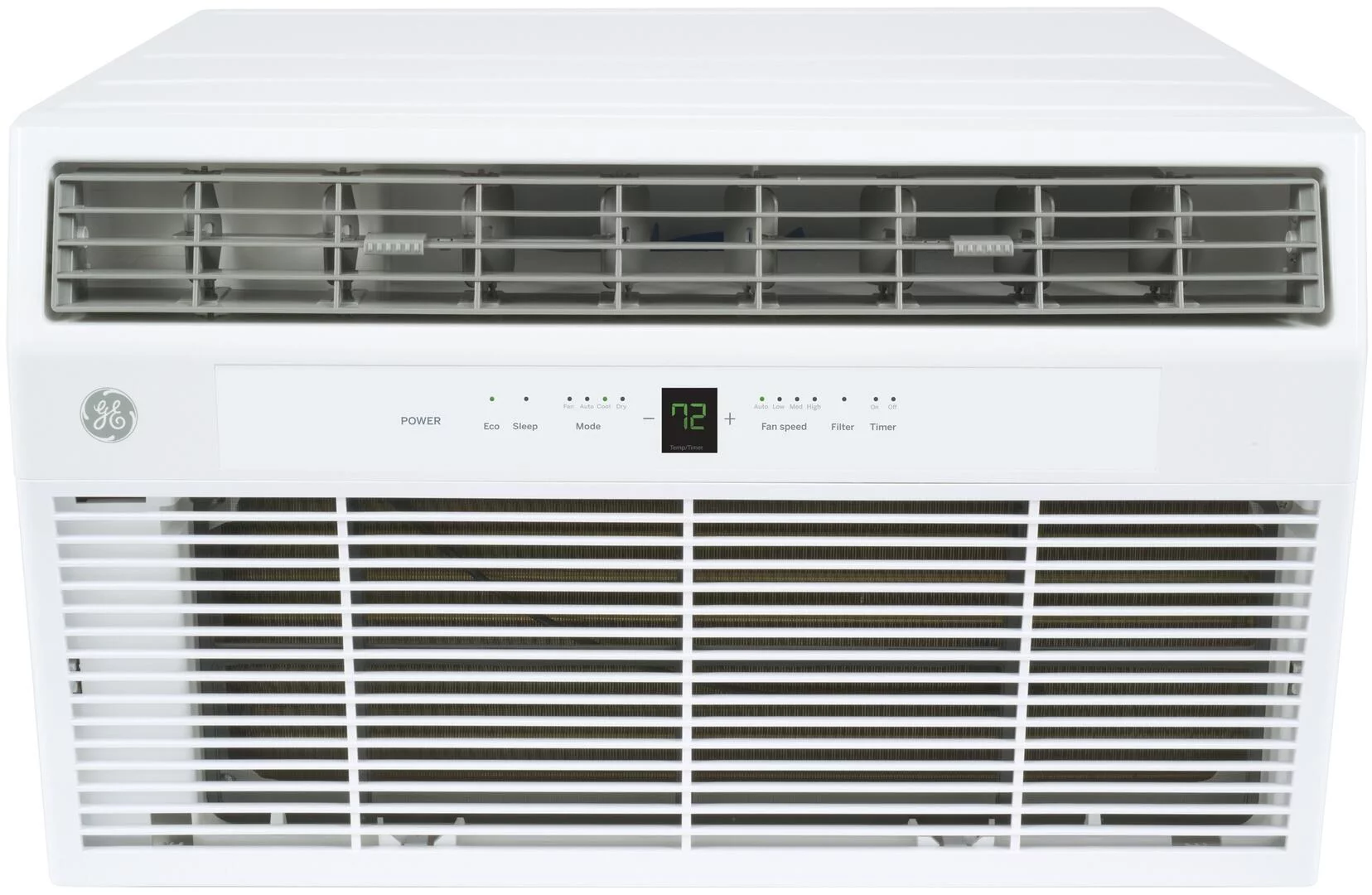 GE 14,000 BTU 230V Ultra-Quiet Built-In Through-the-Wall Mounted Air Conditioner with Remote Control