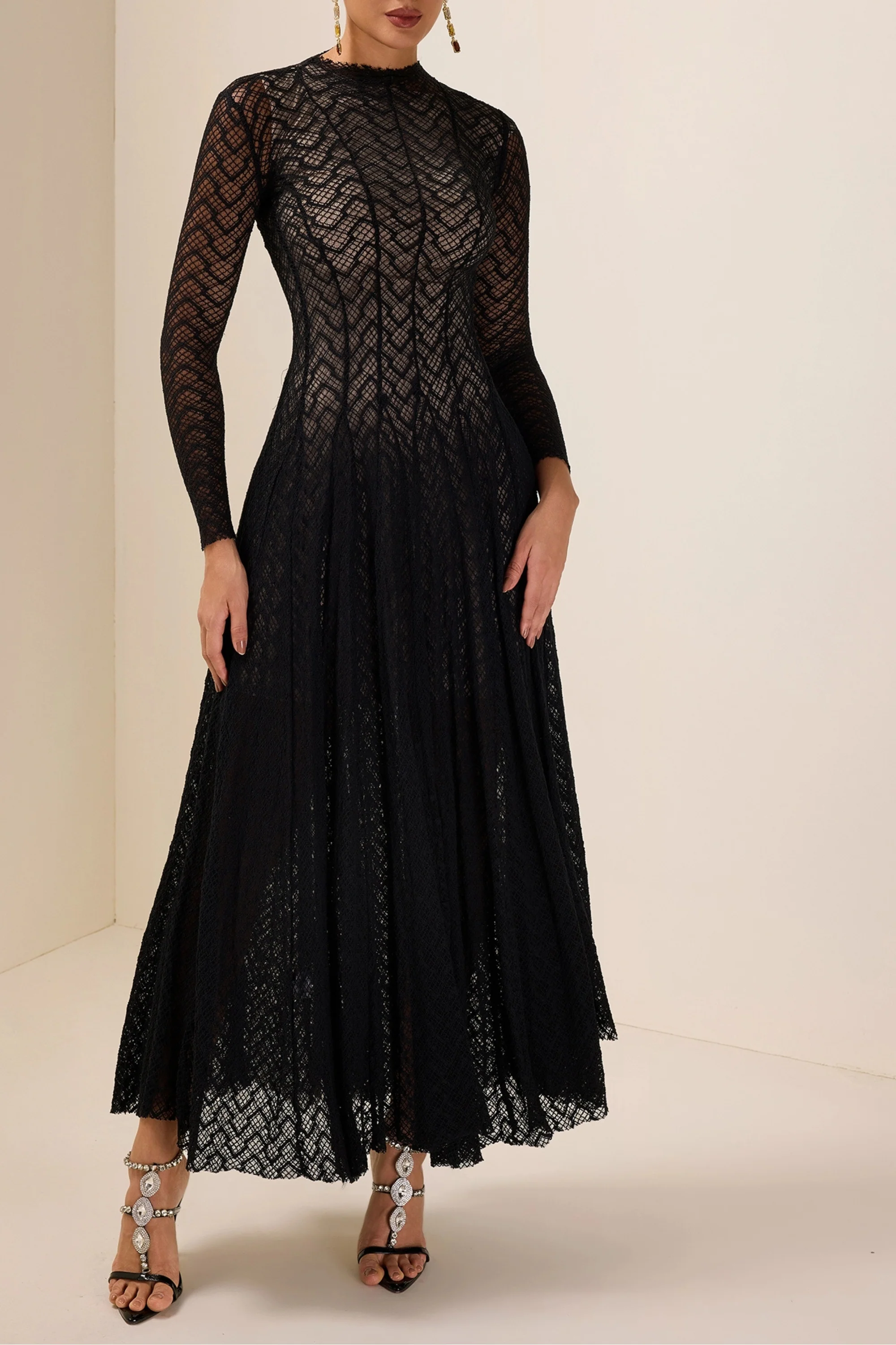 Eclipse Lace Bodycon Dress