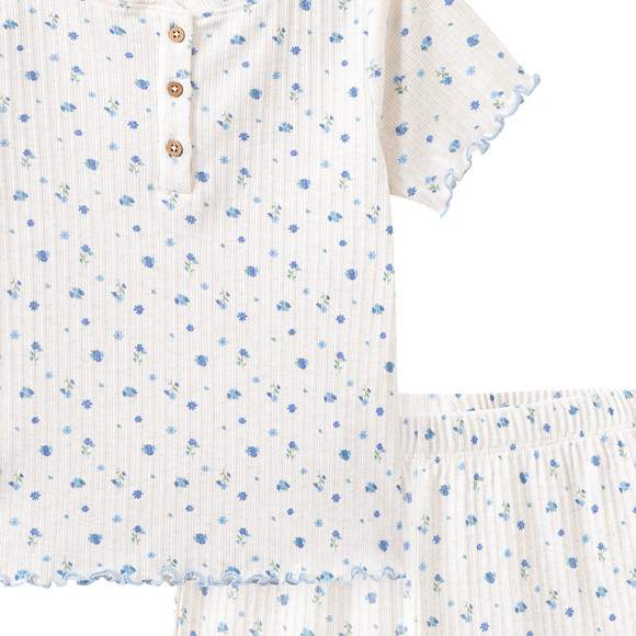 Yigga Mädchen Shorty mit Blümchen Print