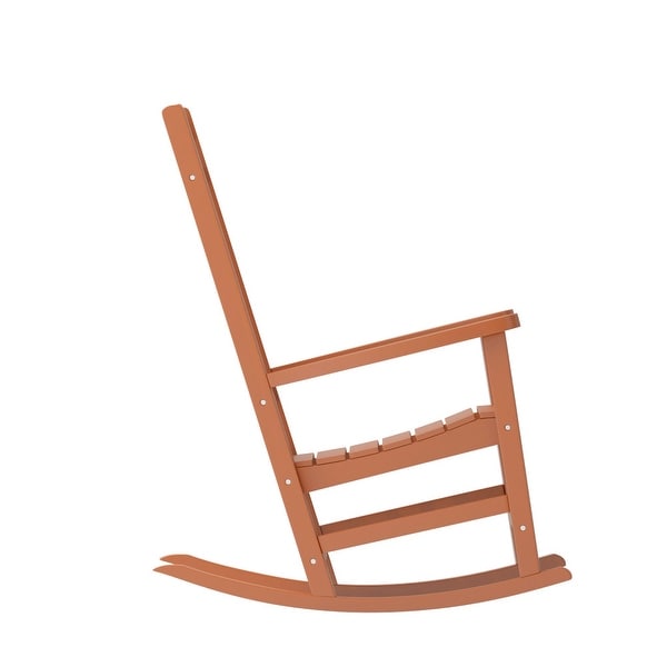 2 Pack AllWeather Faux Wood Rocking Chair