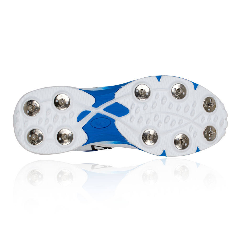 Kookaburra KC 2.0 Cricket Spikes - White/Blue - 10