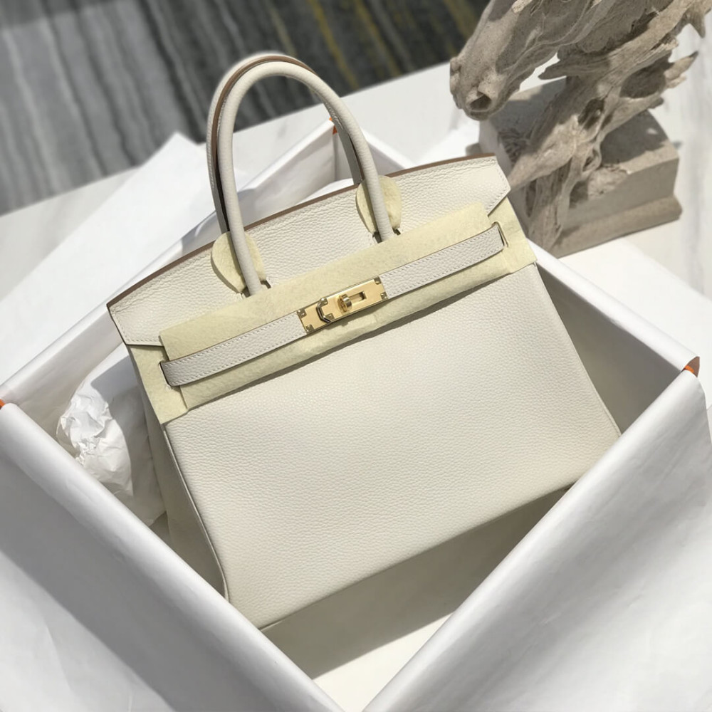Hermès Birkin 30 White Togo Leather with Gold Hardware 30cm