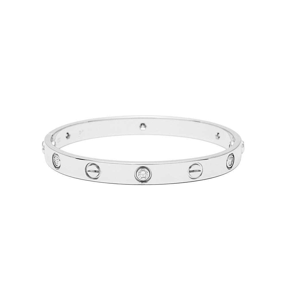 Cartier Love Bracelet 18K White Gold Diamond B6014000