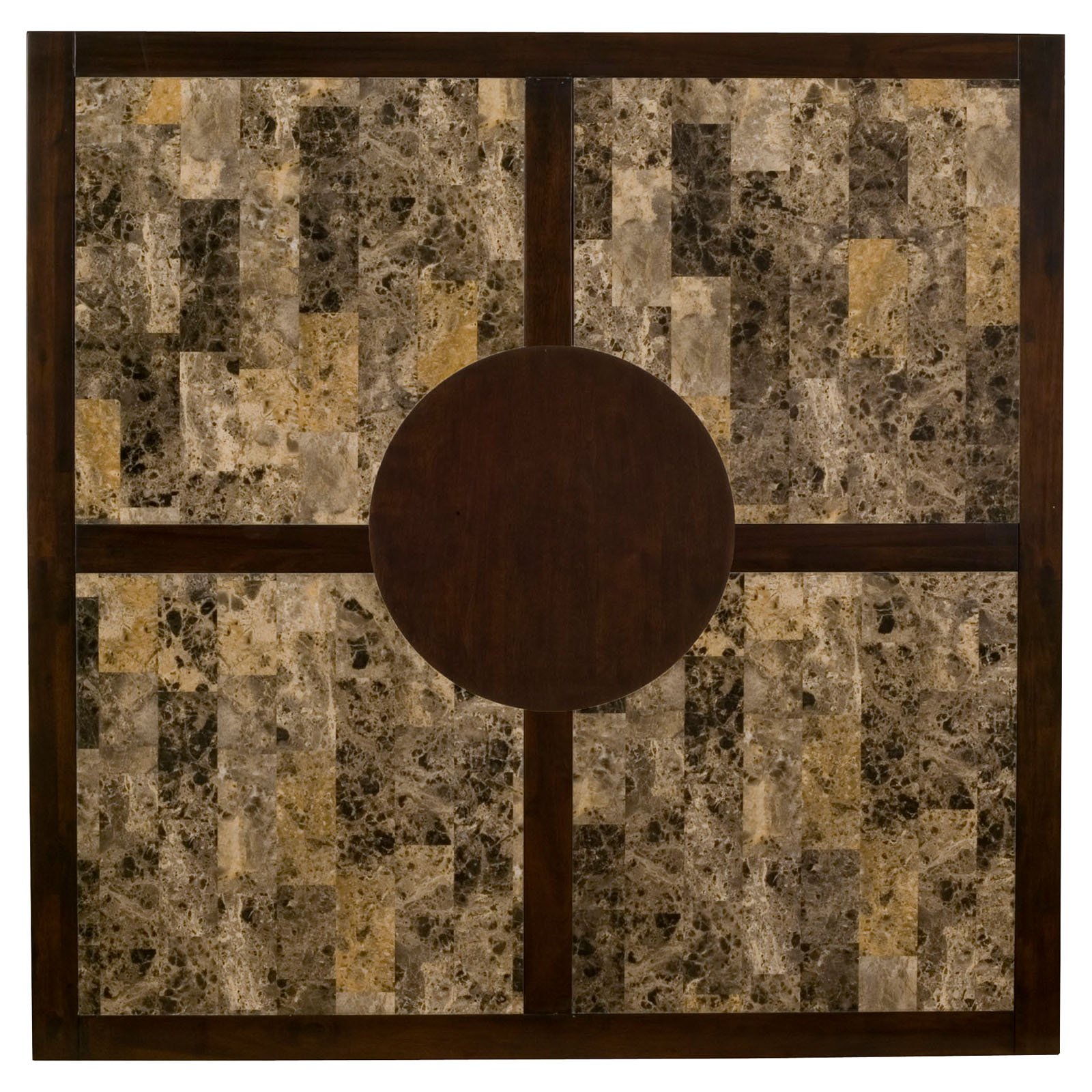 Capitola Faux Marble Large Pub Table